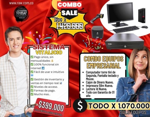 [CPOS2] Sistemas Pos Control Interno Combo 2